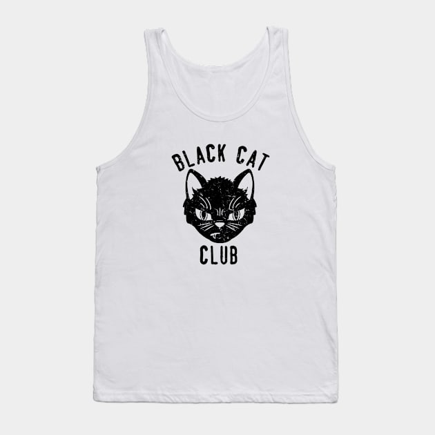 Black Cat Club Tank Top by JIMBOT